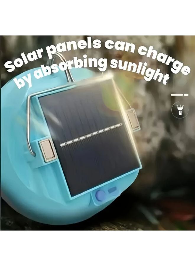 Solar Camping Light Portable IP54 4800mAh Battery Hanging Tent Outdoor Garden Lamp - Image 1